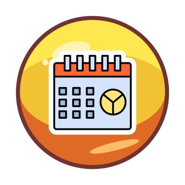 Barış Günü takvim sayfası simgesi, vektör illüstrasyonu