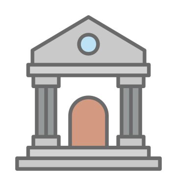 Simge vektör tasarlamak yapı Müzesi