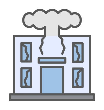 Savaş Yıkım konsepti vektör çizimi