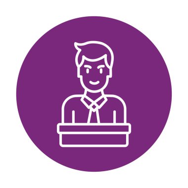 ana bilgisayar simgesi vektör çizimi