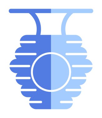 Arı kovanı simgesi vektör illüstrasyonu