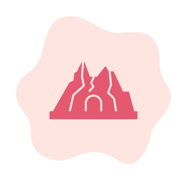 Simge dağındaki baston, vektör 