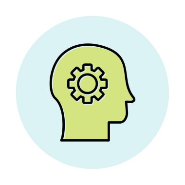 yaratıcı vektör düz renk simgesi 