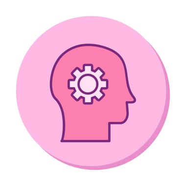 yaratıcı vektör düz renk simgesi 