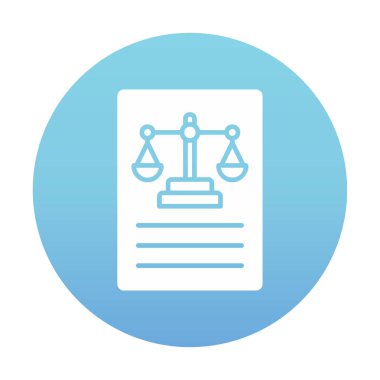 düz kanun simgesi vektör illüstrasyon tasarımı