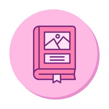 Fotoğraf Albümü vektör simgesi modern vektör illüstrasyonu