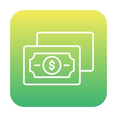 para düz simgesi, vektör illüstrasyonu