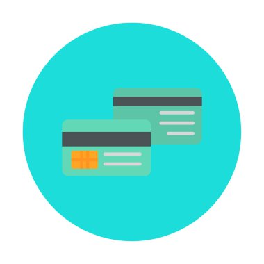  kredi düzlüğü iş simgesi vektör illüstrasyonu  