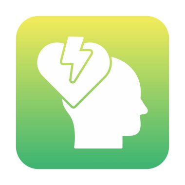 kırık kalp simge vektör çizim