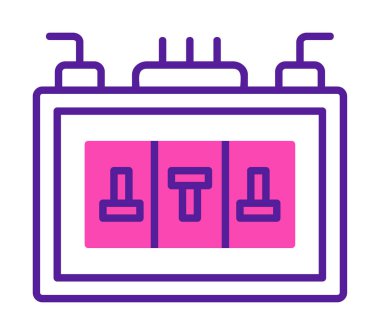 Sigorta kutusu mu? Web simgesi basit tasarım