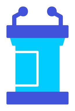 vector illustration of podium icon 