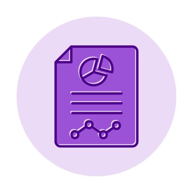 Analiz web simgesi vektör illüstrasyonu    