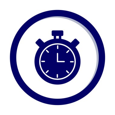 Kronometre basit vektör simgesi