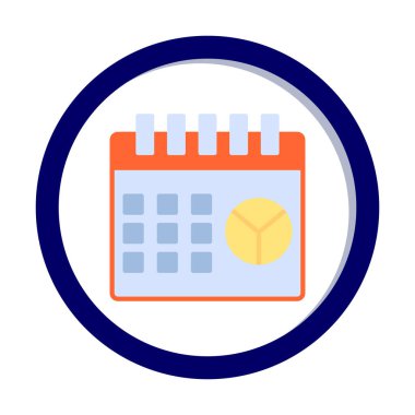 Barış Günü takvim sayfası simgesi, vektör illüstrasyonu