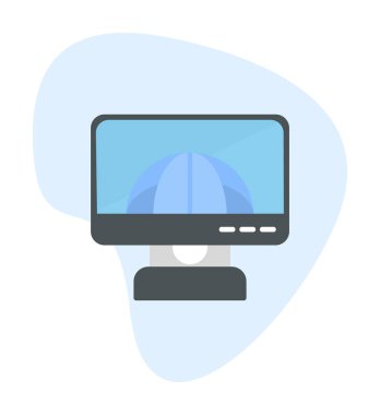 Global News web simgesi vektör illüstrasyonu                