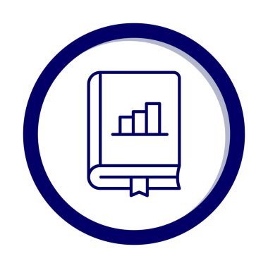 Çizelge simgesi, vektör illüstrasyonu   