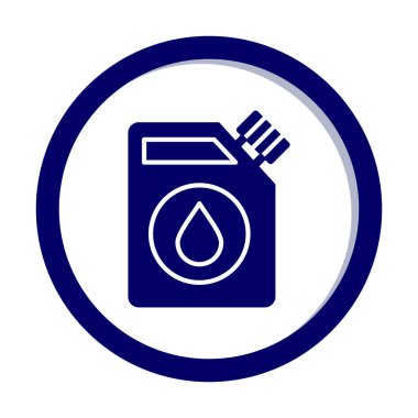  Yakıt Çubuğu simgesi, vektör illüstrasyonu   