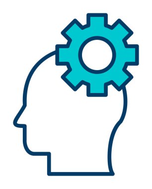 Yaratıcı süreç simgesi, vektör illüstrasyonu                       