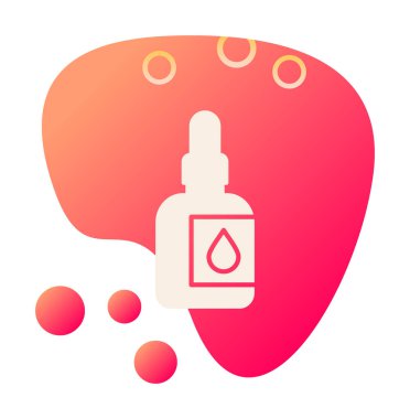 Ağız Aşısı Web simgesi, vektör illüstrasyonu