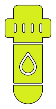 Kan Test Ağı simgesi, vektör illüstrasyonu