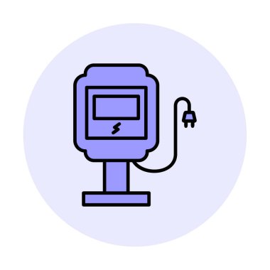 İstasyon simgesi tasarımı, vektör illüstrasyonu yükleniyor