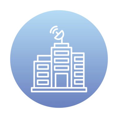 Basit Ağ Oluşturma simgesi, vektör çizimi