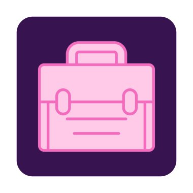 Çanta. Web simgesi basit tasarım                          