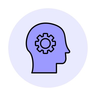 yaratıcı vektör düz renk simgesi 