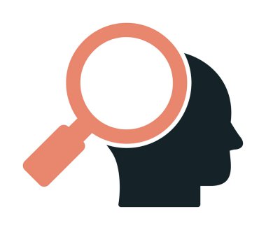 Arama simgesi vektör illüstrasyonu