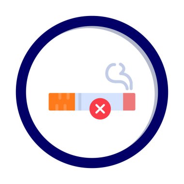 Proje ve eğlence için sigara içme simgesi yok