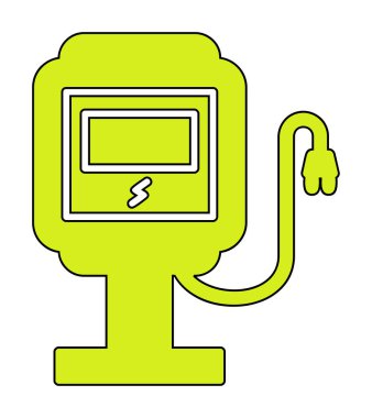 İstasyon simgesi tasarımı, vektör illüstrasyonu yükleniyor