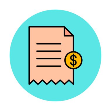 Alışveriş Alımı simgesi vektör illüstrasyonu