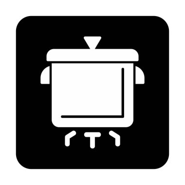 Pişirme vektörü düz simge. Pişirme Otu                   