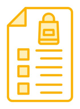 Alışveriş listesi simgesi, özet biçimi