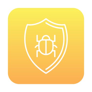 Antivirüs kalkan koruma vektör çizimi tasarımı