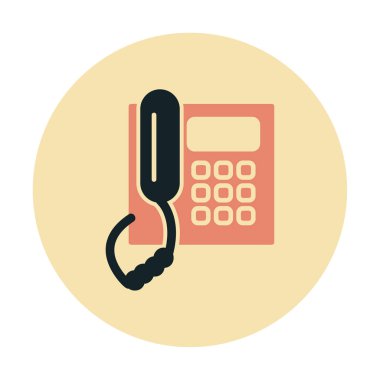 telefon düzlüğü simgesi. vektör illüstrasyonu