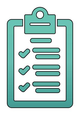 Pano düz simgesinin vektör illüstrasyonu