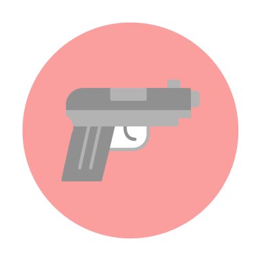 Basit silah silah vektör illüstrasyonu