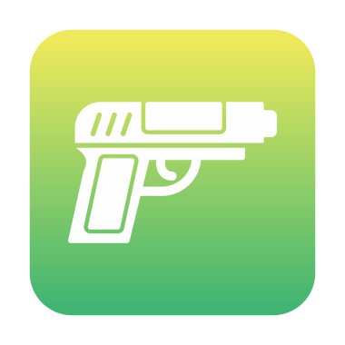 silah simgesi vektör illüstrasyonu