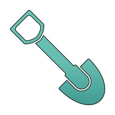 Web simge vektör çizim kürek 