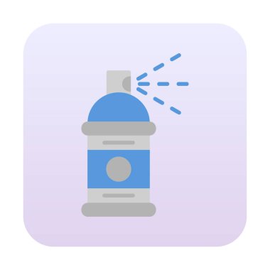 Boya spreyi simgesi, vektör illüstrasyonu 