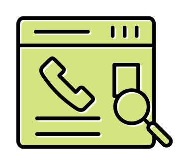 Kişinin vektör çizimi Modern simgeyi ara                            