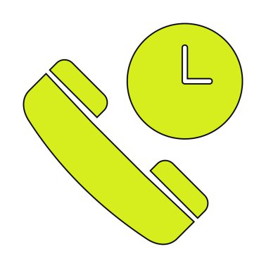 Basit Arama Bekleme simgesi, vektör illüstrasyonu