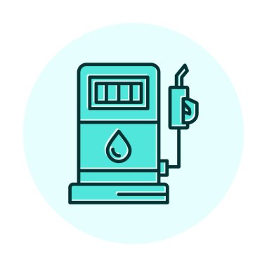 Yakıt vektör vektör illüstrasyonu