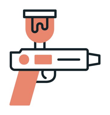 Spray Gun icon vector illustration