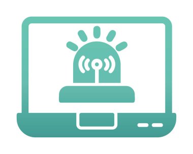 Basit Yazılım simgesi, vektör illüstrasyonu