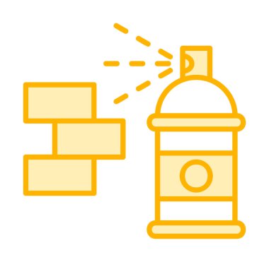 Graffiti web simgesi, vektör illüstrasyonu 