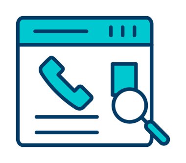 Kişinin vektör çizimi Modern simgeyi ara                            