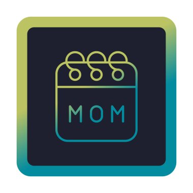 Anne takvimi olayı, vektör illüstrasyonu