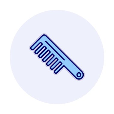 saç tarak ikonu vektör illüstrasyonu 